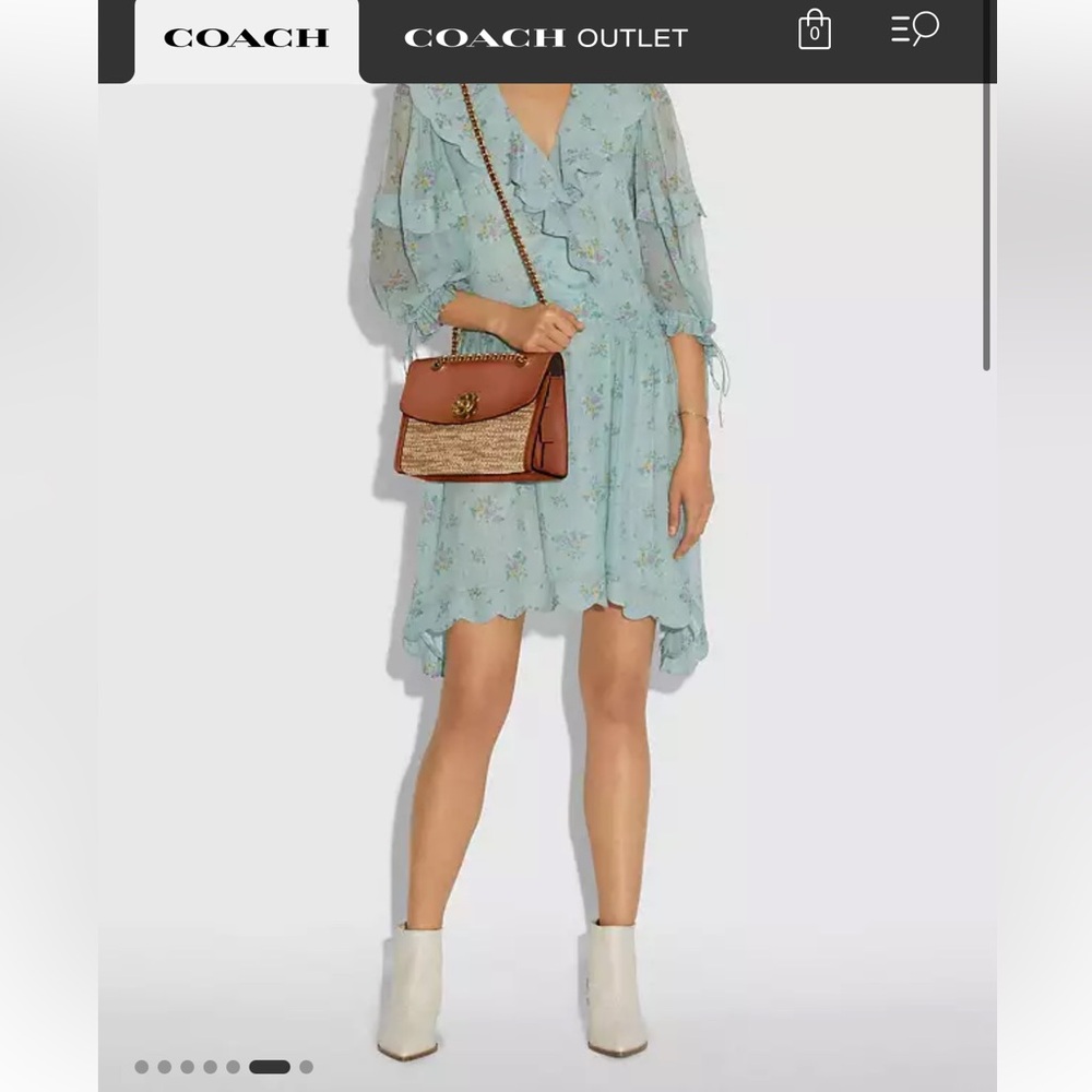 Coach Parker In Colorblock EUC - Picture 7 of 12